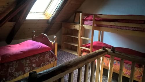 lit superposé - lit -  gîte du bois de l'ours - orcière  