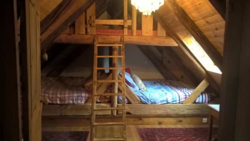 letti a castello - camere - gîte du bois de l'ours - orcières  