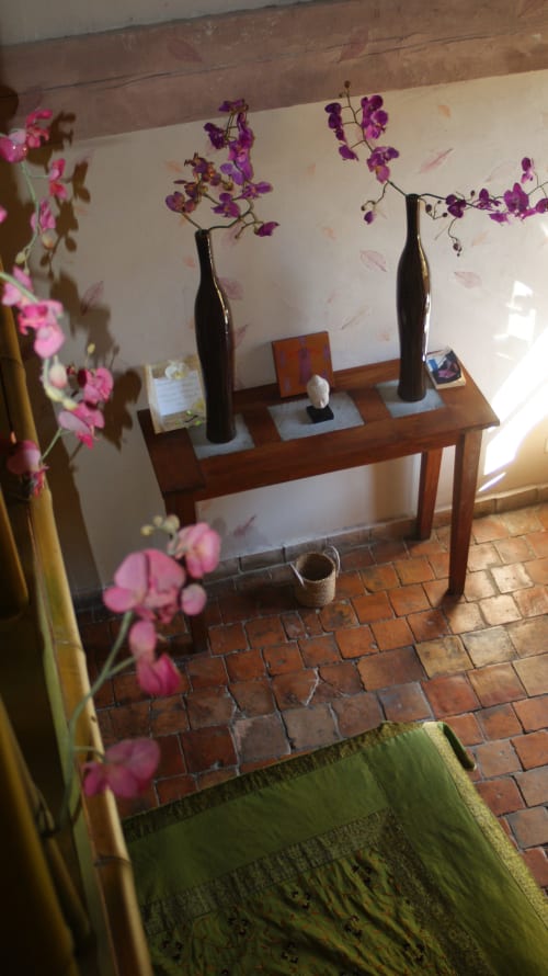 decorations. Valley of Gems. Rooms. Hotel particulier de Digoine. Bed and breakfast and apartment. Bourg-Saint-Andéol. Ardèche.