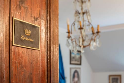 chambre - églantine - porte- château de denonville 