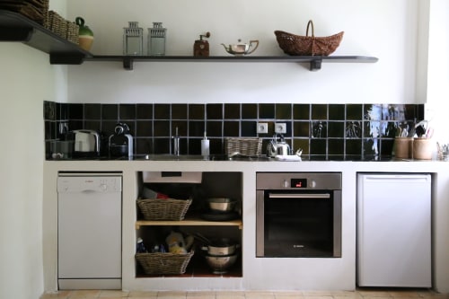 The Bastide suite. Kitchen. Domaine de Montlaur. Charming gites. Cathar country. Marianne Niermans.