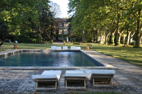 swimming pool. Domaine de Montlaur. Charming gites. Cathar country. Marianne Niermans.
