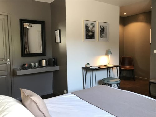 Courtesy tray, cicca room, Villa Limone, guest room between CALVI and Calenzana.