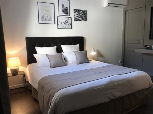 Cicca double bed bedroom guest house in Corsica village of Calenzana Villa Limone