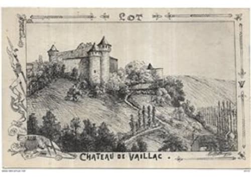 photo ancienne du chateau de vaillac