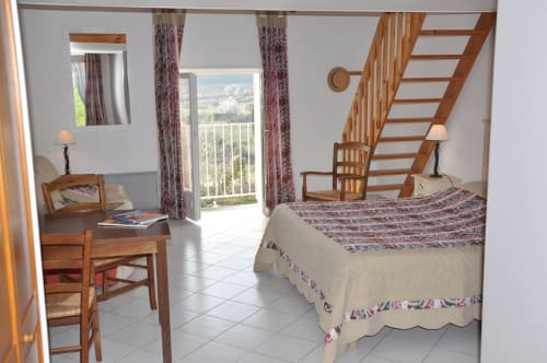 mas de la lause - mont ventoux - chambre - lit double  - suite mistral