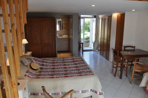 mas de la lause - mont ventoux - chambre - lit double  - suite mistral