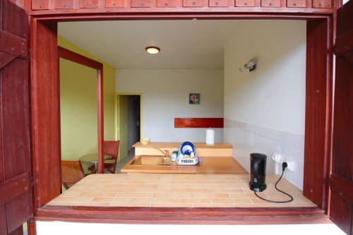 Cuisine. Les Gîtes de l'Union. Locations d'appartements et chambres. Guadeloupe.