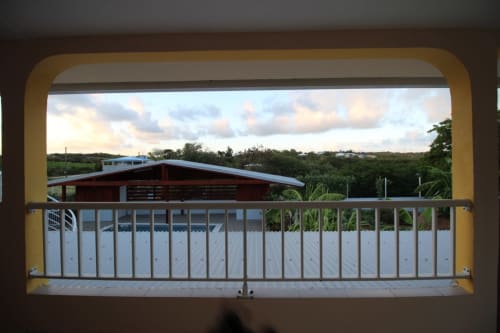 Vue. Les Gîtes de l'Union. Locations d'appartements et chambres. Guadeloupe.