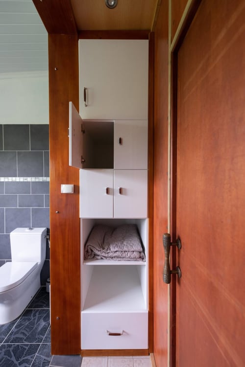 Salle de bain. Papaye. Locastudio. Locations Appartements. Guadeloupe.