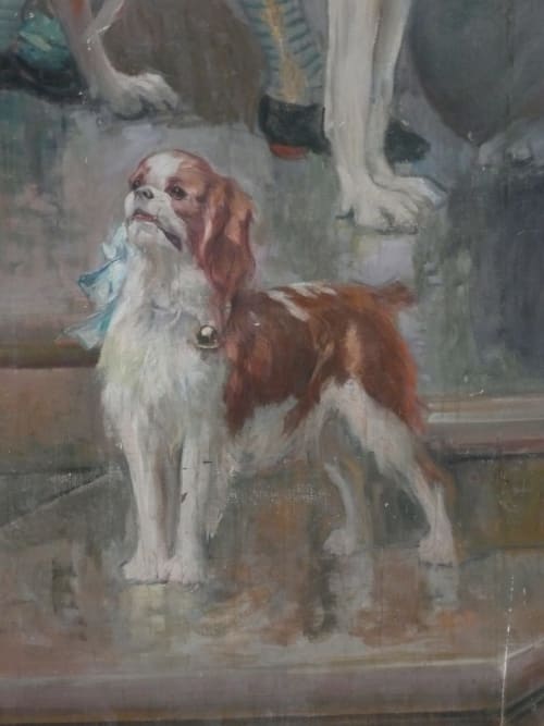 Peinture. Domaine de Montlaur. Gîtes de charme. Pays Cathare. Marianne Niermans.