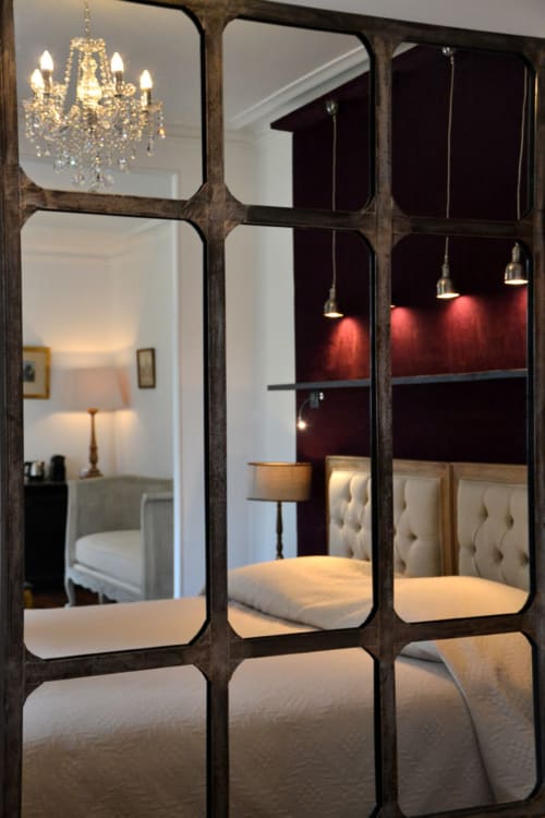 Miroir. Chambre Balzac. Le Clos Sainte-Marie. Chambres d'hôtes. Mesland. Blois et Amboise.