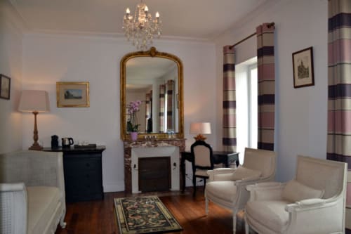 Salon. Chambre Balzac. Le Clos Sainte-Marie. Chambres d'hôtes. Mesland. Blois et Amboise.