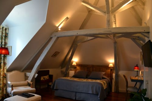 Chambre double. Chambre Ronsard. Le Clos Sainte-Marie. Chambres d'hôtes. Mesland. Blois et Amboise.