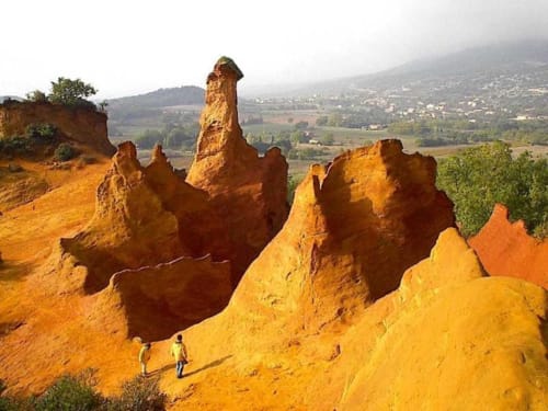 visiter le colorado provençal- location à digne-les-bains en Provence - vacances et séjour grimaud
