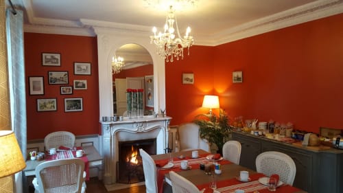 Salle à manger. Le Clos Sainte-Marie. Chambres d'hôtes. Mesland. Blois et Amboise.