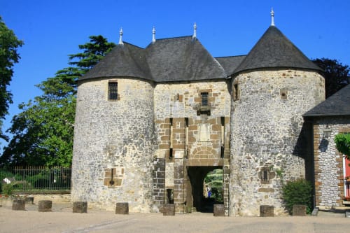 Édifice. Château de Vaux. Gîte de charme. Gesnes le Gandelin. Sarthe. 200 km de Paris.
