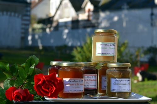 Confiture maison. Le Clos Sainte-Marie. Chambres d'hôtes. Mesland. Blois et Amboise.