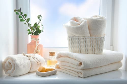 Laundry. Bedding. household linen. Napkins. Sheet. Chamonix. Concierge Chamonix. Conciergerie Gypaete. Property rental.