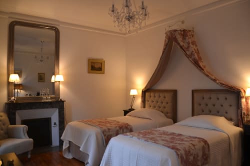 Lits jumeaux. Chambre Proust. Le Clos Sainte-Marie. Chambres d'hôtes. Mesland. Blois et Amboise.