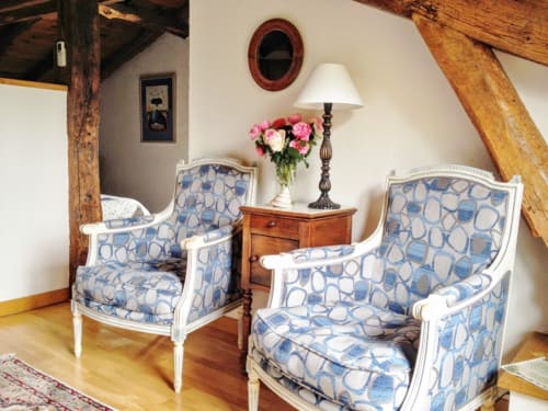 Chairs. Patawa Suite. Domaine de Millox. Bed and Breakfast. Basque Country. Landes.