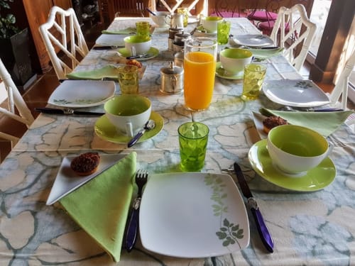 Breakfast. Domaine de Millox. Bed and Breakfast. Basque Country. Landes.