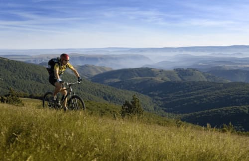 VTT en montagne lozère