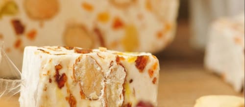 Nougat glacée-table d'hôtes-le mas des aromes-Gite