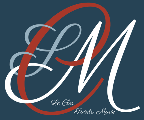Logo. Le Clos Sainte-Marie. Chambres d'hôtes. Mesland. Blois et Amboise.