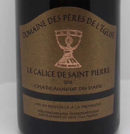 Châteauneuf-du-Pape-Blanc-Domaine-des-Pères-de-l 'Eglise-Le mas des arômes