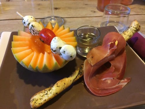 Vacances en Provence au Mas des Arômes-melon-chiffonnade-Beaumes-de-Venise