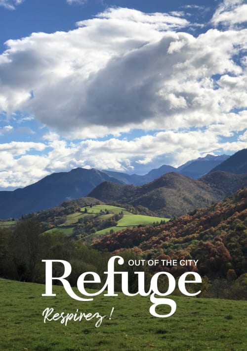 Breathe. Refuge out of the city. Gîtes. Pyrenees. Ossau valley.