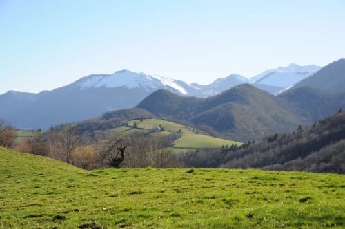 Mountain. Refuge out of the city. Gîtes. Pyrenees. Ossau valley.