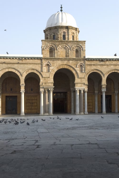 The Zitouna Mosque in the Medina