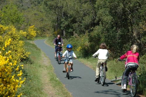Ballade en vélo à proximité du Domaine de Millox. Chambres d'hôtes. Pays Basque. Landes.