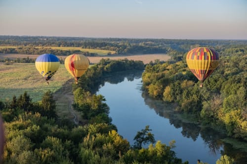 Balade en Montgolfière en Provence-Le mas des aromes