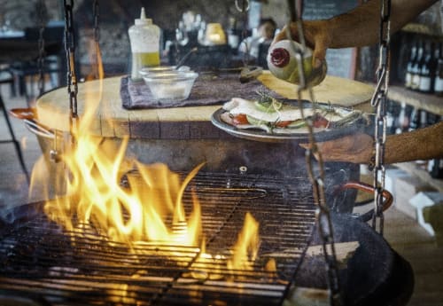 restaurant - Les Robinsonades - Saint Christaud | Hébergement écologique - tente suspendue et cabanes perchées