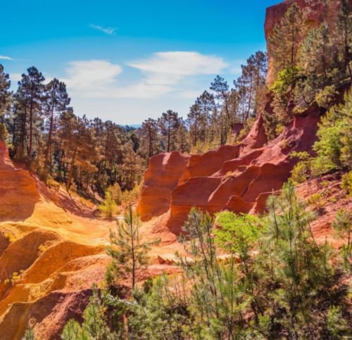 Roussillon, le sentier des ocres-Le Mas des Arômes-Chambre d'hôtes