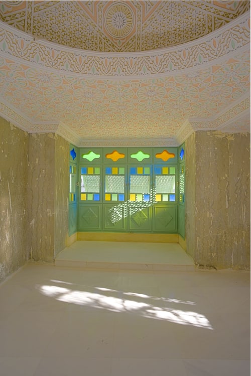 Dome and mashrabiyya from inside