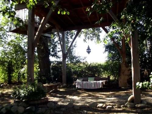 Les Robinsonades - Saint Christaud | Ecological accommodation - suspended tent and tree-house