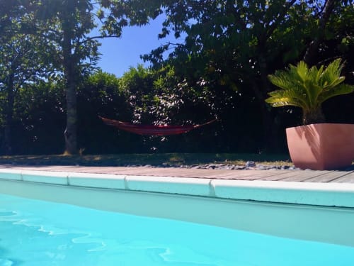 Piscine chauffée à La Grange Dîmière, maison d'hôte de charme en Touraine