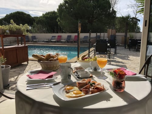 petit dejeuner - Entre 2 eaux - chambre d'hôtes- Marseillan Plage