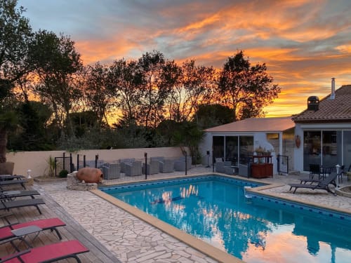 piscine - Entre 2 eaux - chambre d'hôtes- Marseillan Plage