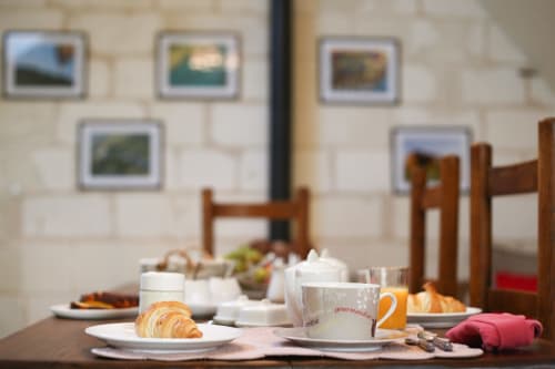 Homemade breakfast at La Grange Dîmière, charming BnB in the Loire Valley