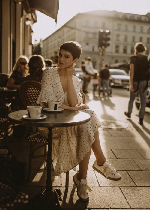 Koffie op het terras in Parijs
