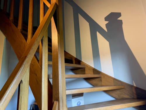 escalier en bois
