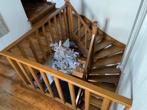 Escalier en bois
