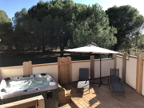 jacuzzi - la maisonnette - Entre 2 eaux - chambres d'hôtes - Marseillan Plage 