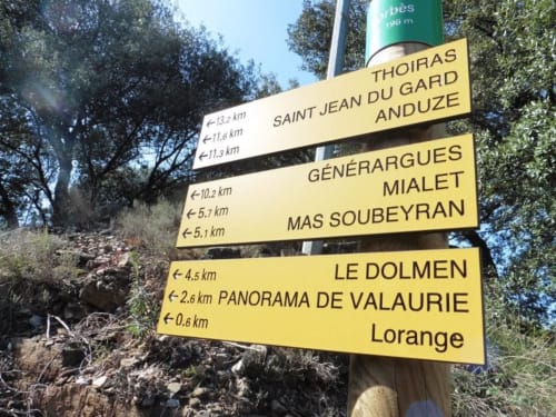 randonnée sur les crêtes du Cros de Valaurie. Le Portel des Arnaud chambres d hotes Cévennes
