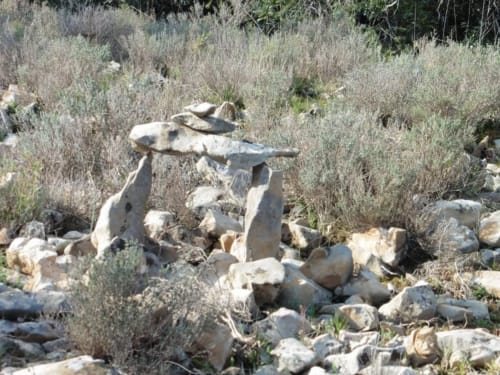 Randonnée découverte de dolmens à Pallieres. derriere Le Portel des Arnaud chambres d hotes Cévennes

